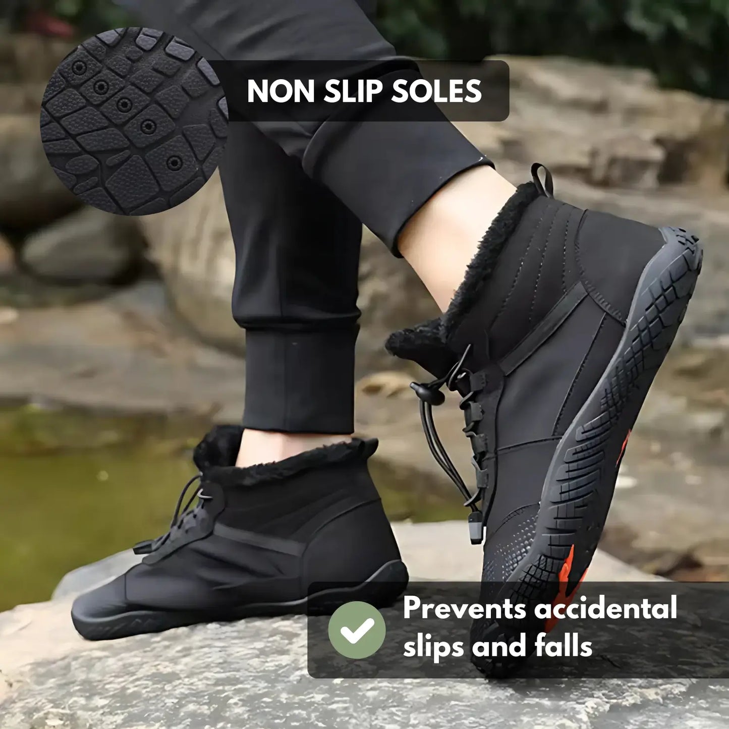 Snow Flex  - Comfortable & Waterproof Winter Barefoot Shoes (Unisex)