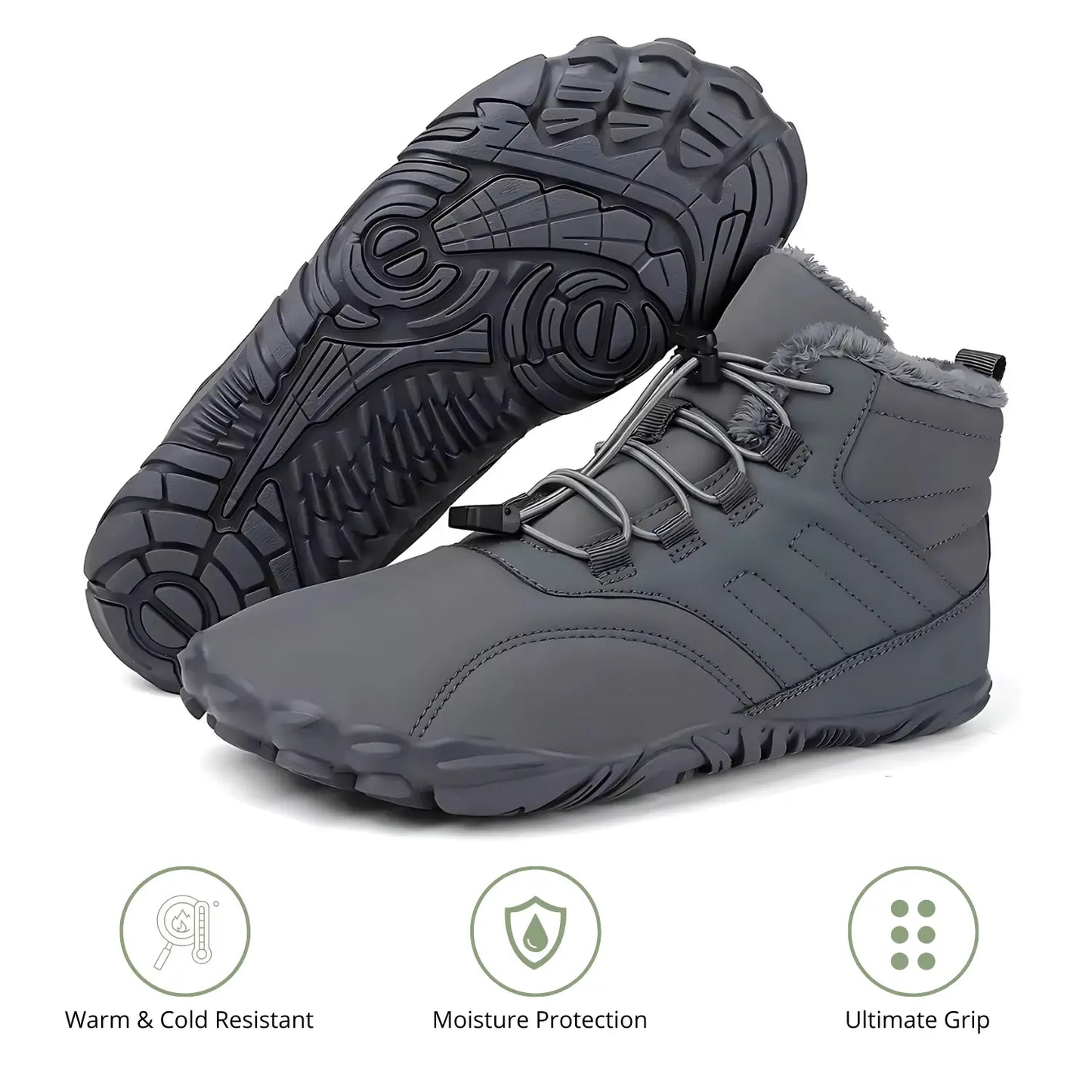 Arctic Pro - Non-Slip & Waterproof Winter Barefoot Shoes (Unisex)