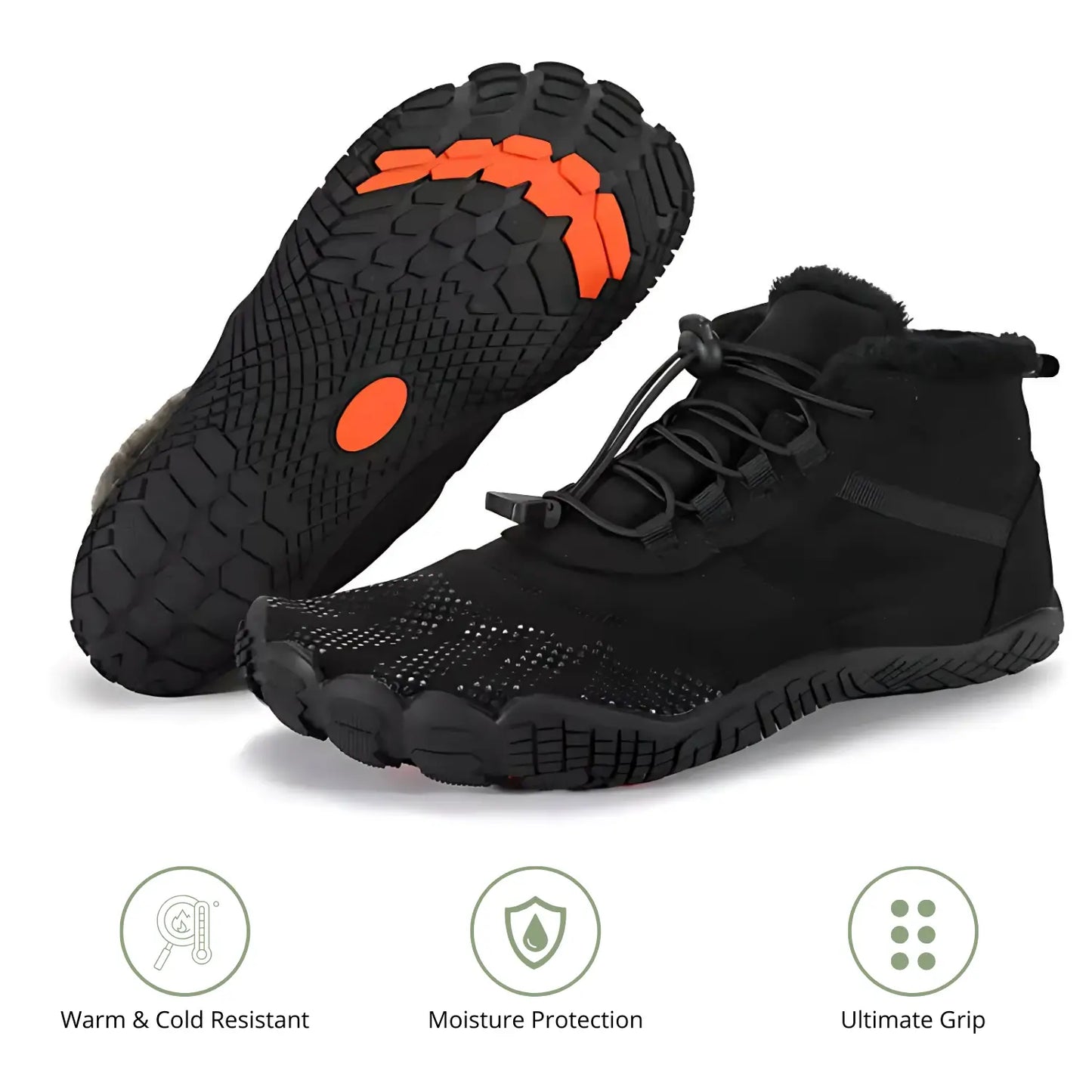 Snow Flex  - Comfortable & Waterproof Winter Barefoot Shoes (Unisex)