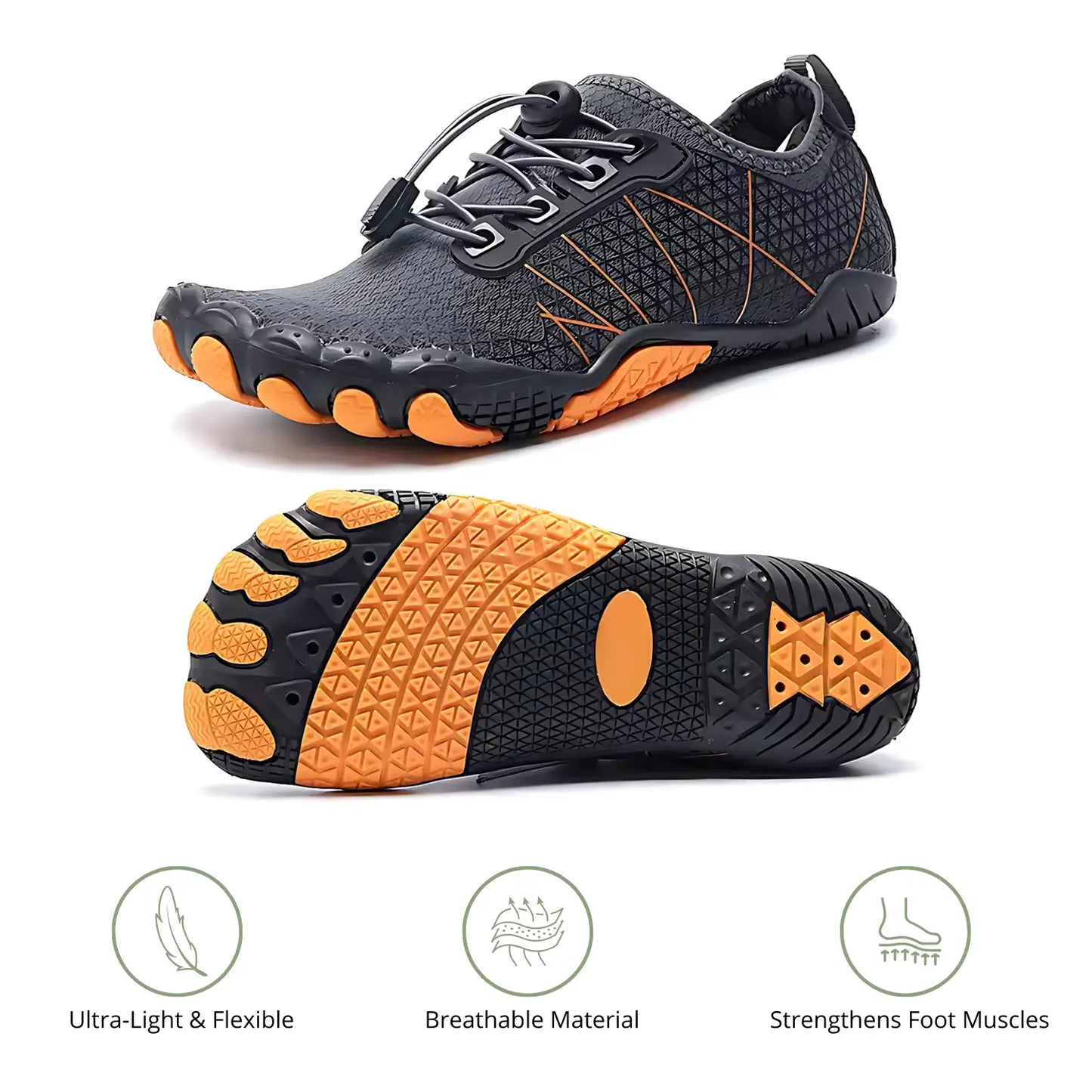 NatureStride Pro - Ultra-Light & Natural Movement Barefoot Shoes (Unisex)